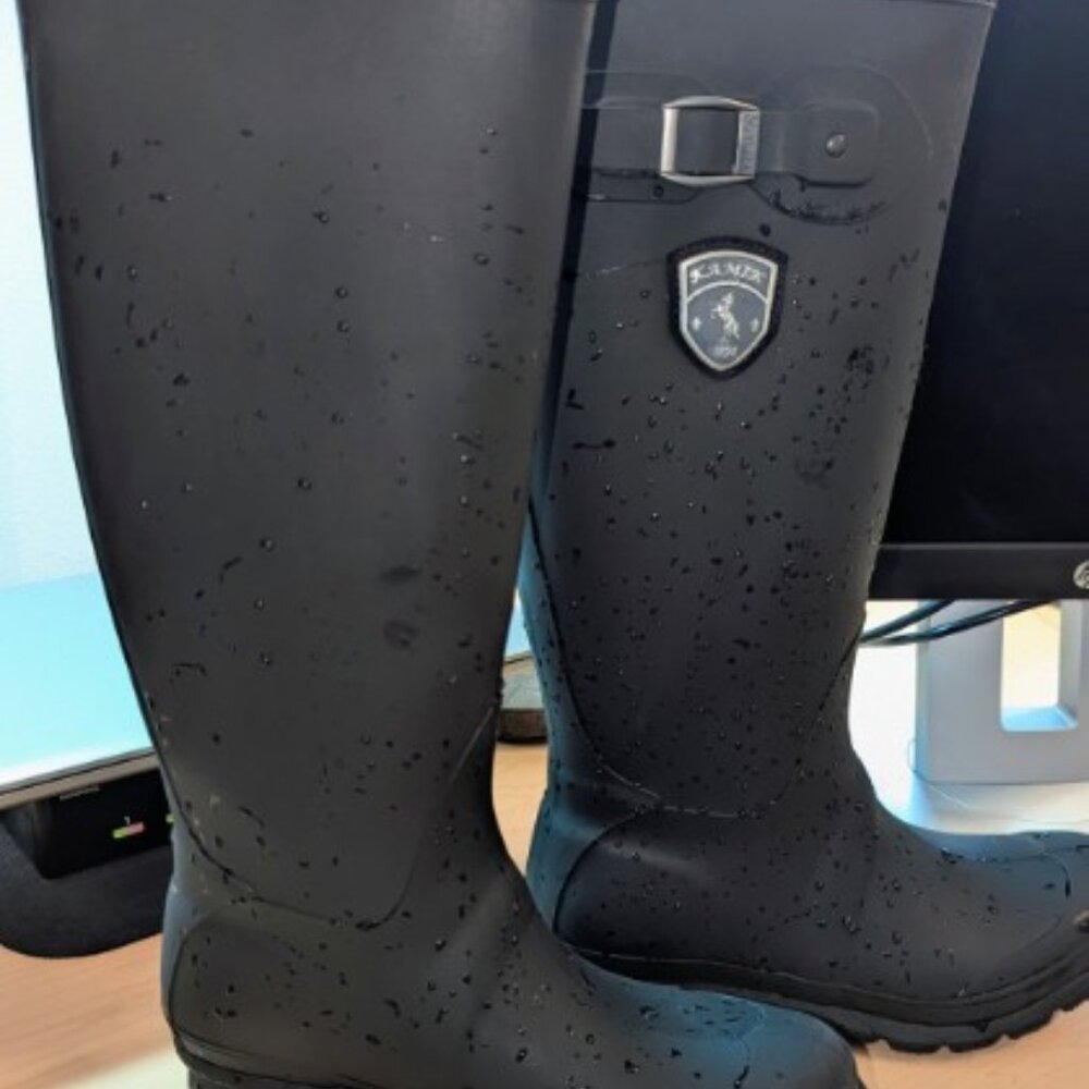 Kamik tall rain boots equestrian style, women's S 9 - Picture 2 of 12